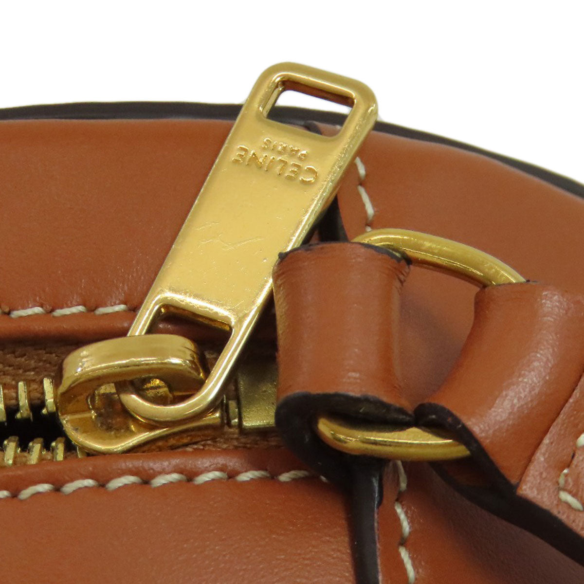 CELINE Oval Purse Cuir Triomphe Shoulder Bag Calf Ladies [Used]