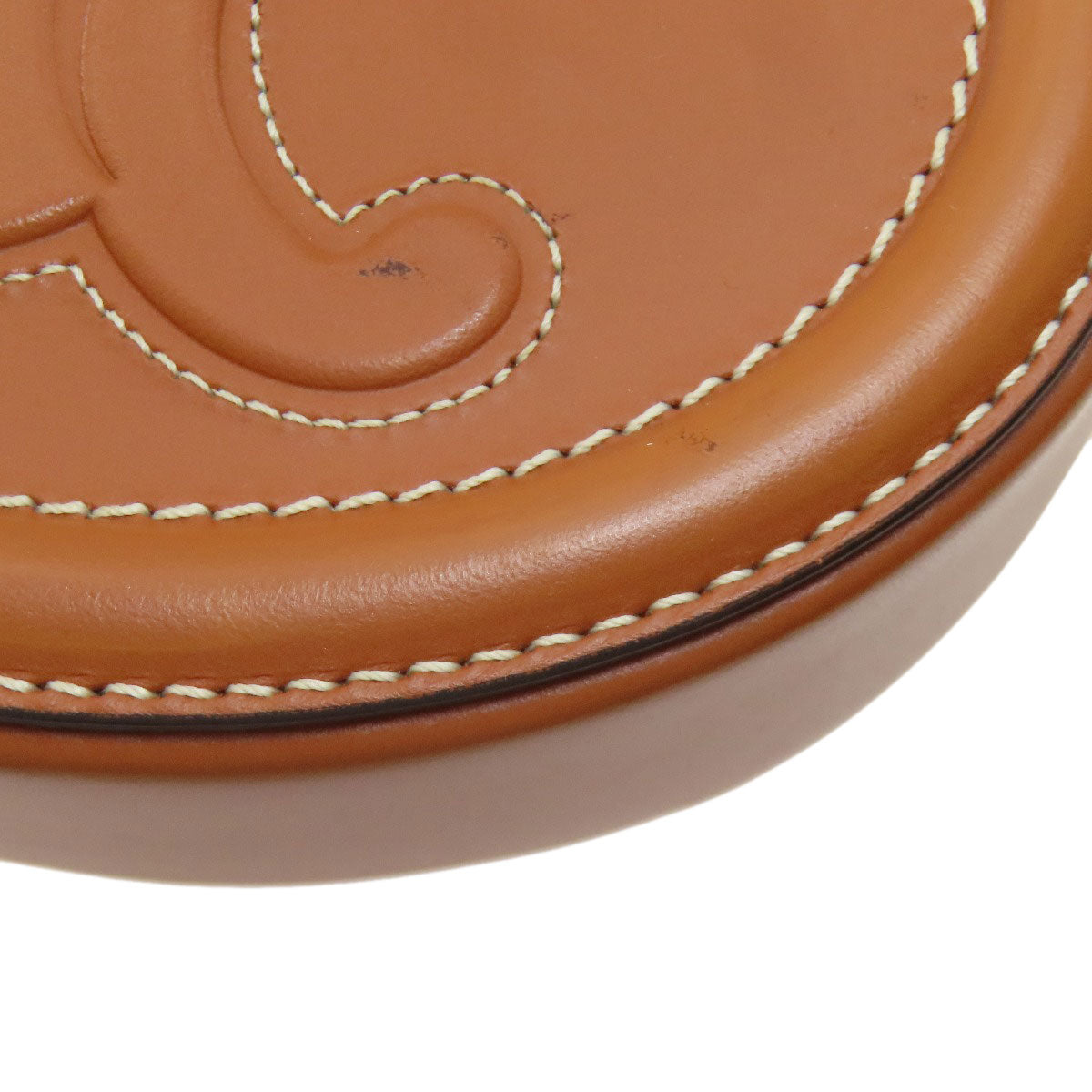 CELINE Oval Purse Cuir Triomphe Shoulder Bag Calf Ladies [Used]