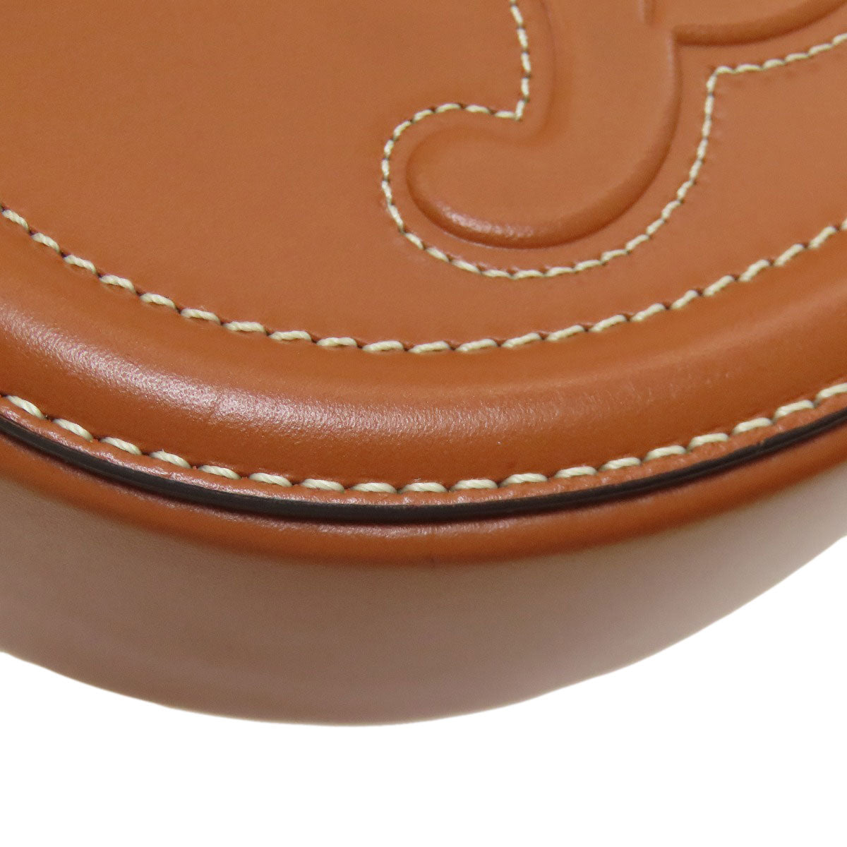 CELINE Oval Purse Cuir Triomphe Shoulder Bag Calf Ladies [Used]