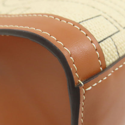 CELINE Vertical Cabas 2WAY Tote Bag Canvas Ladies [Used]