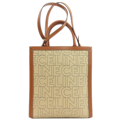 CELINE Vertical Cabas 2WAY Tote Bag Canvas Ladies [Used]