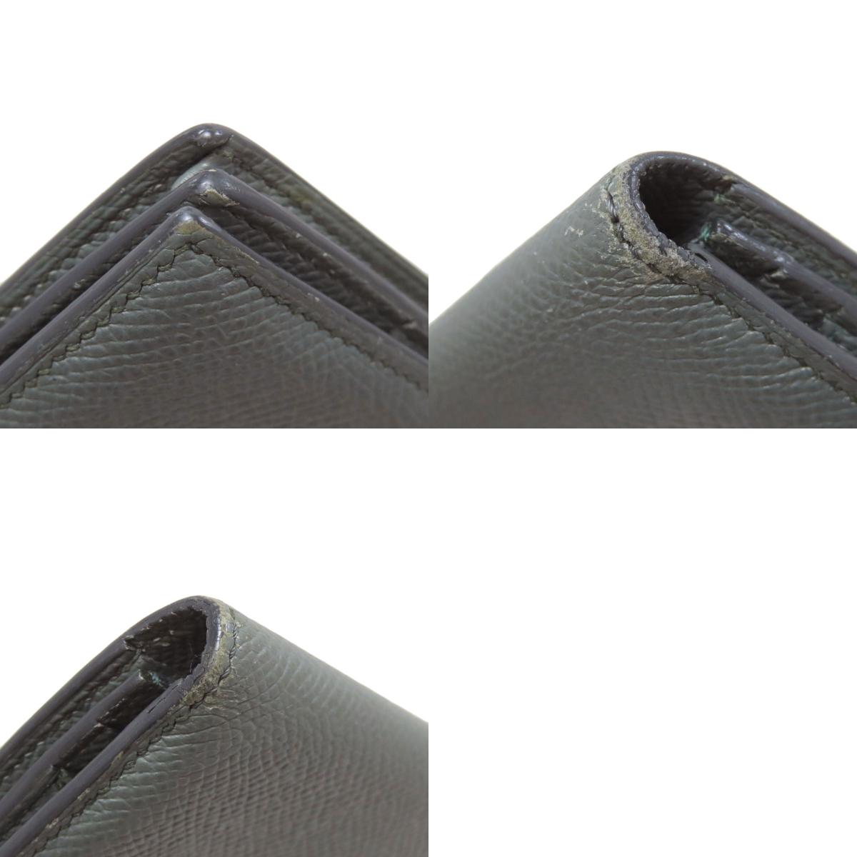 HERMES Barance Free GoldHardware Long wallet (with coin pocket) Epsom Ladies [Used]