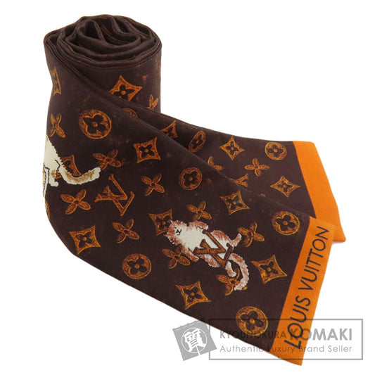 LOUIS VUITTON MP2268 Bandoo Catgram Scarf Silk Ladies [Used]