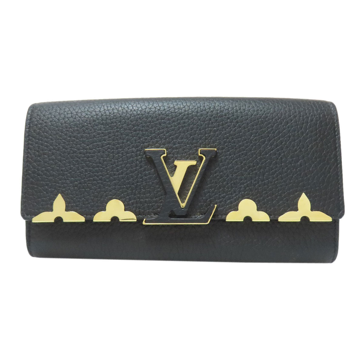 LOUIS VUITTON M64551 Portefeiulle ã» Capsines Long wallet (with coin pocket) Taurillon Clemence Ladies [Used]