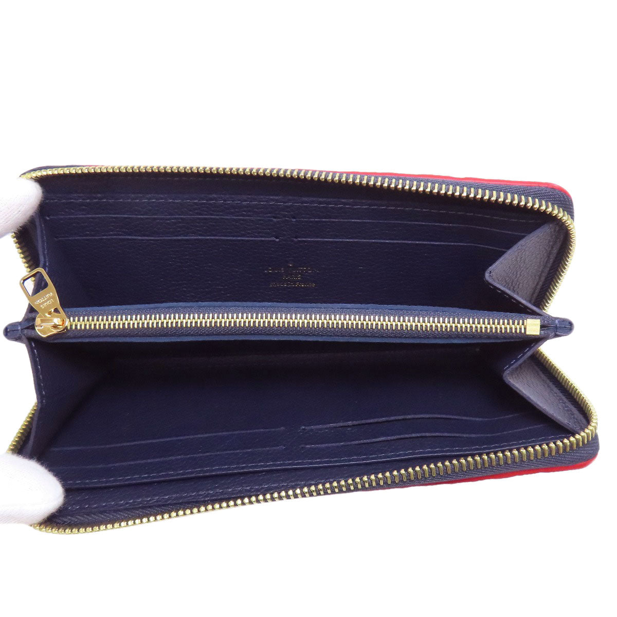 LOUIS VUITTON M69415 Portefeiulle・Clemence Long wallet (with coin pocket) Empreinte Ladies [Used]