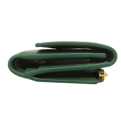 Salvatore Ferragamo GanciniHardware Bifold Wallet with Coin Pocket Leather Ladies [Used]