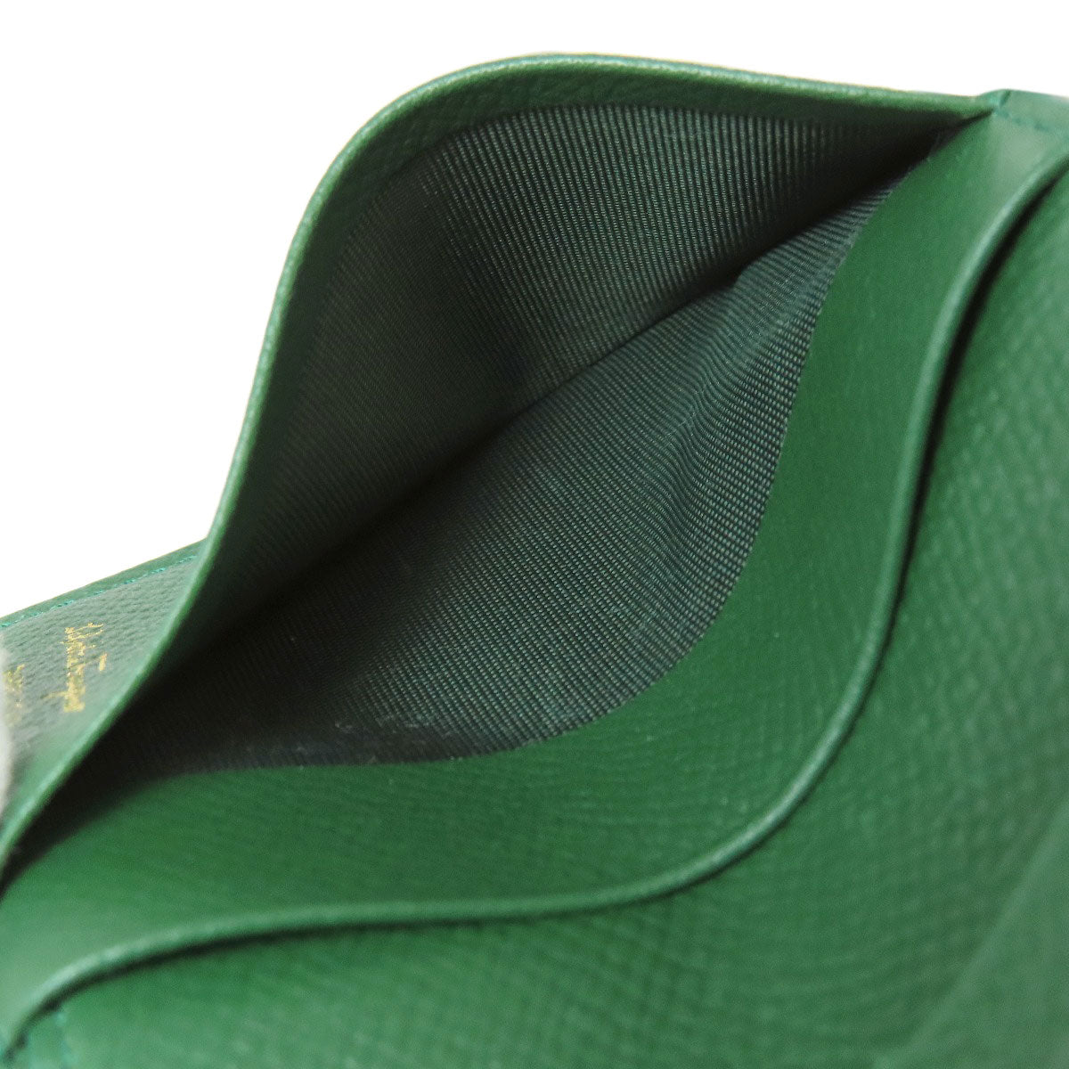 Salvatore Ferragamo GanciniHardware Bifold Wallet with Coin Pocket Leather Ladies [Used]