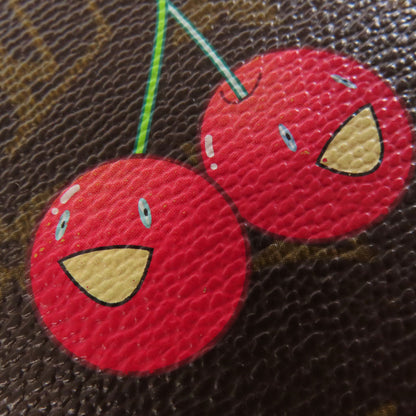 LOUIS VUITTON M95006 Porto Monnaie Zip Cherry Long wallet (with coin pocket) Monogram canvas Ladies [Used]