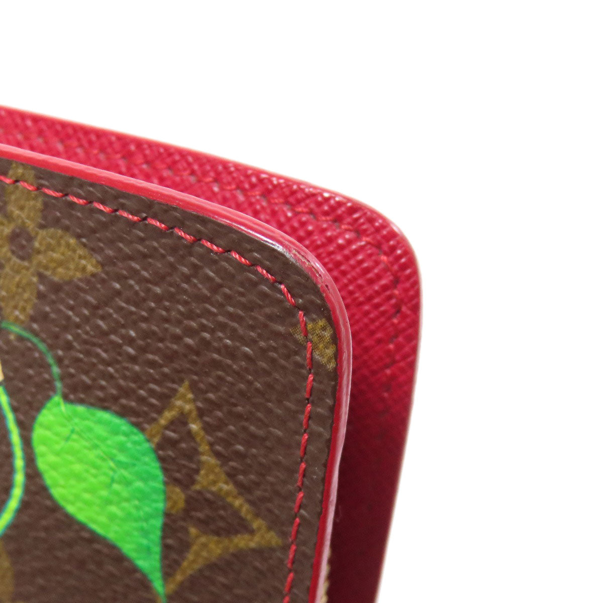 LOUIS VUITTON M95006 Porto Monnaie Zip Cherry Long wallet (with coin pocket) Monogram canvas Ladies [Used]