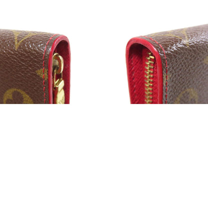 LOUIS VUITTON M95006 Porto Monnaie Zip Cherry Long wallet (with coin pocket) Monogram canvas Ladies [Used]