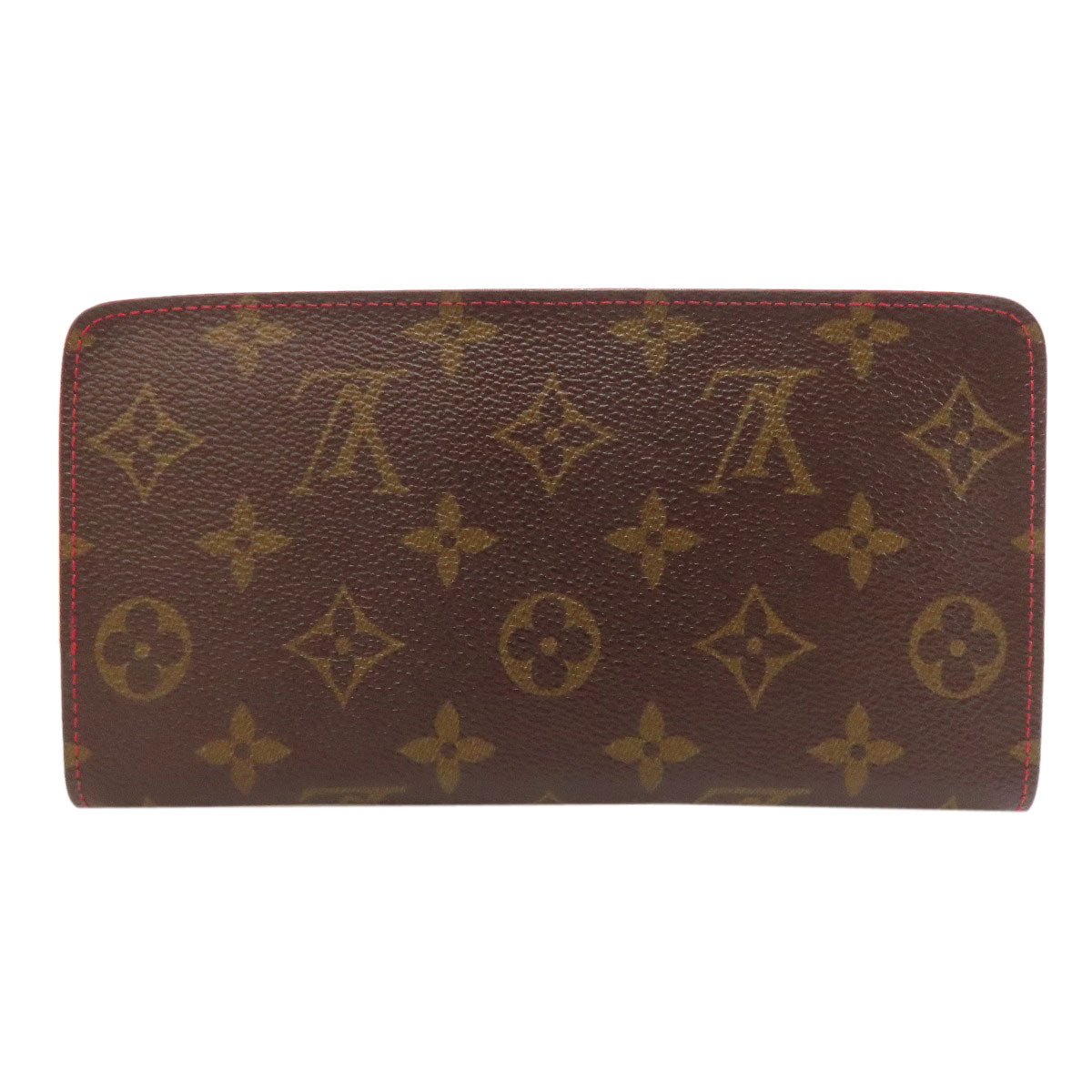 LOUIS VUITTON M95006 Porto Monnaie Zip Cherry Long wallet (with coin pocket) Monogram canvas Ladies [Used]