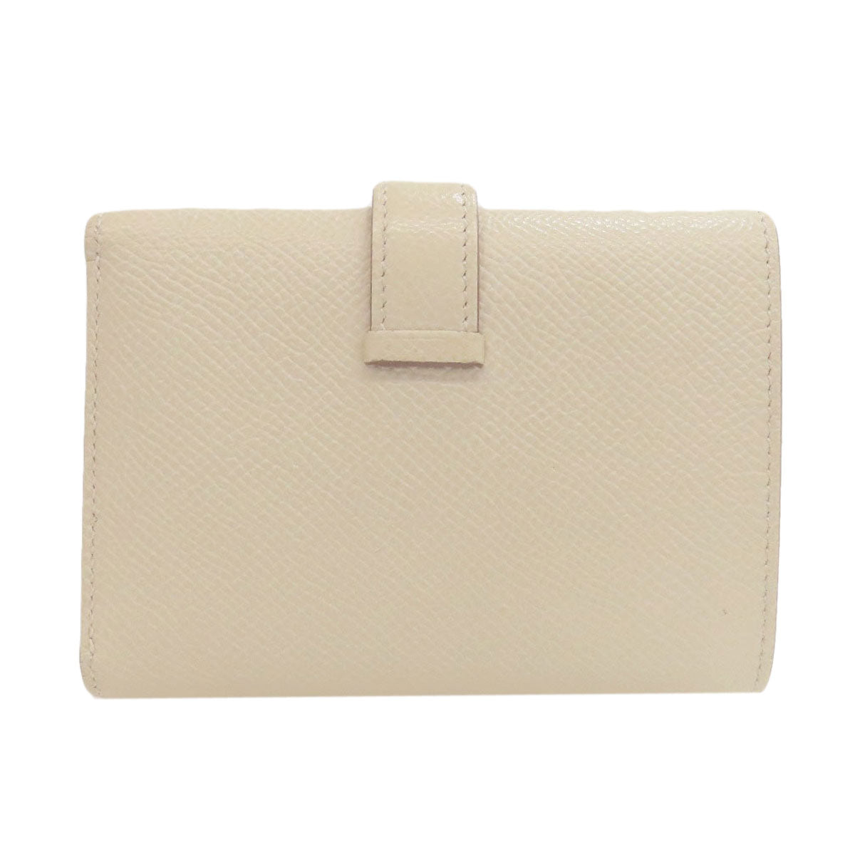 HERMES Bearn Combination GoldHardware Bifold Wallet with Coin Pocket Epsom Ladies [Used]