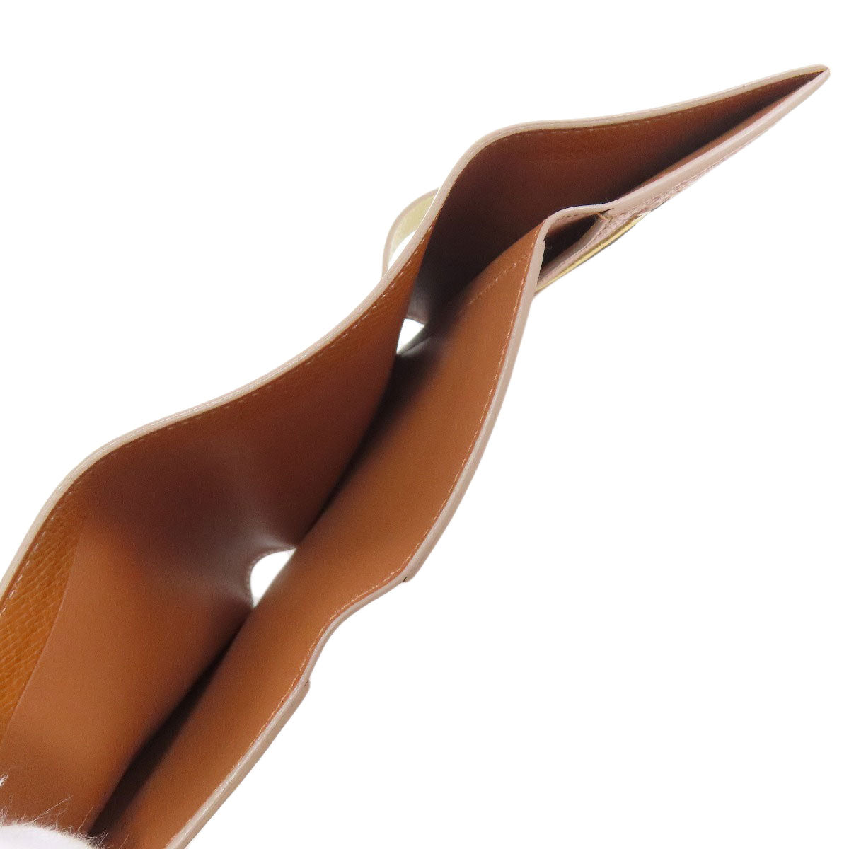 HERMES Bearn Combination GoldHardware Bifold Wallet with Coin Pocket Epsom Ladies [Used]