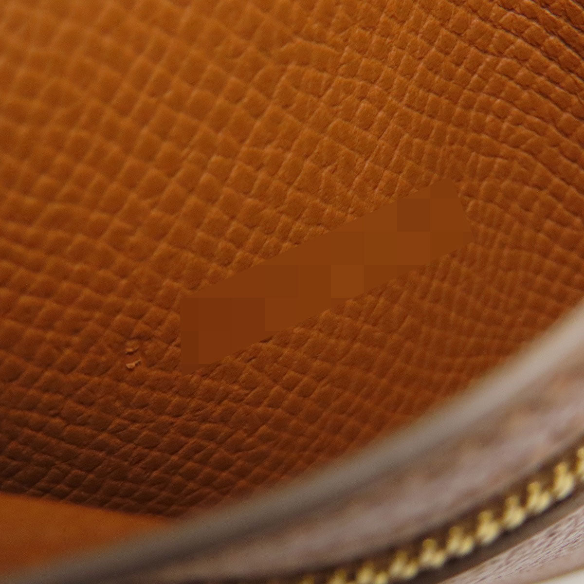 HERMES Bearn Combination GoldHardware Bifold Wallet with Coin Pocket Epsom Ladies [Used]