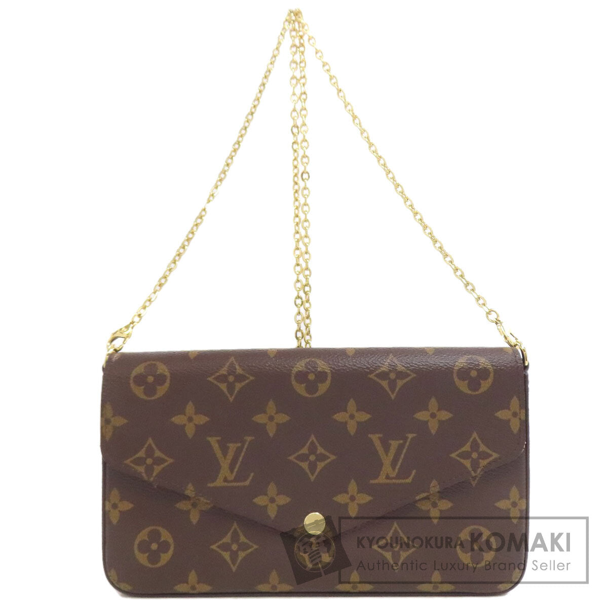 LOUIS VUITTON M81896 Pochette Felice Shoulder Bag Monogram canvas Ladies [Used]