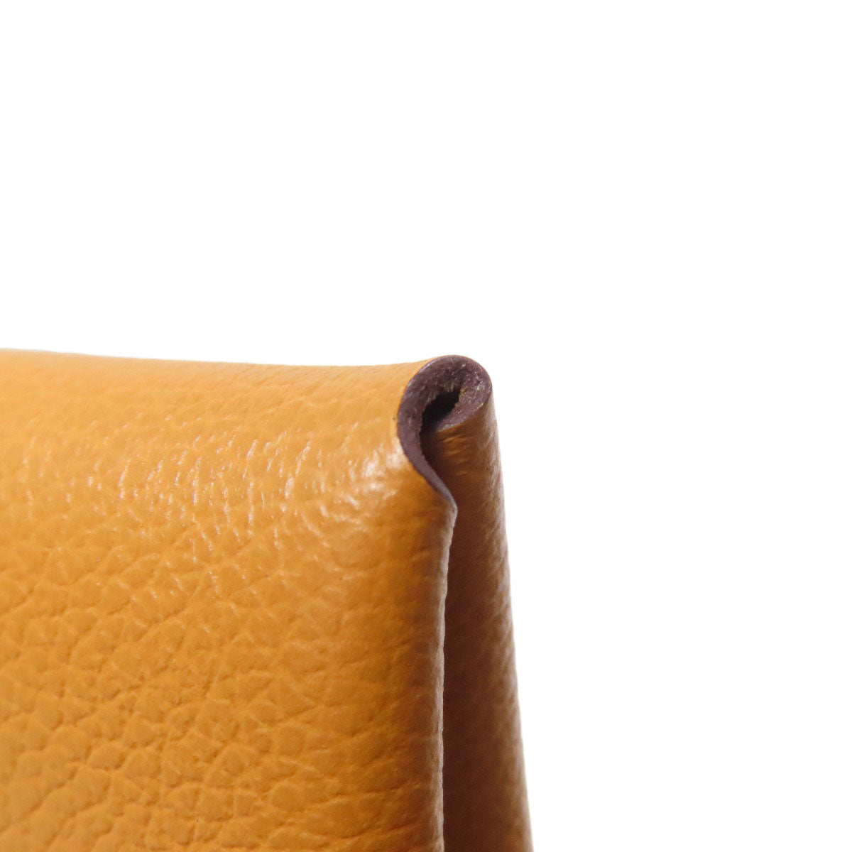 HERMES Calvi Duo SilverHardware coin purse Evercolor Ladies [Used]