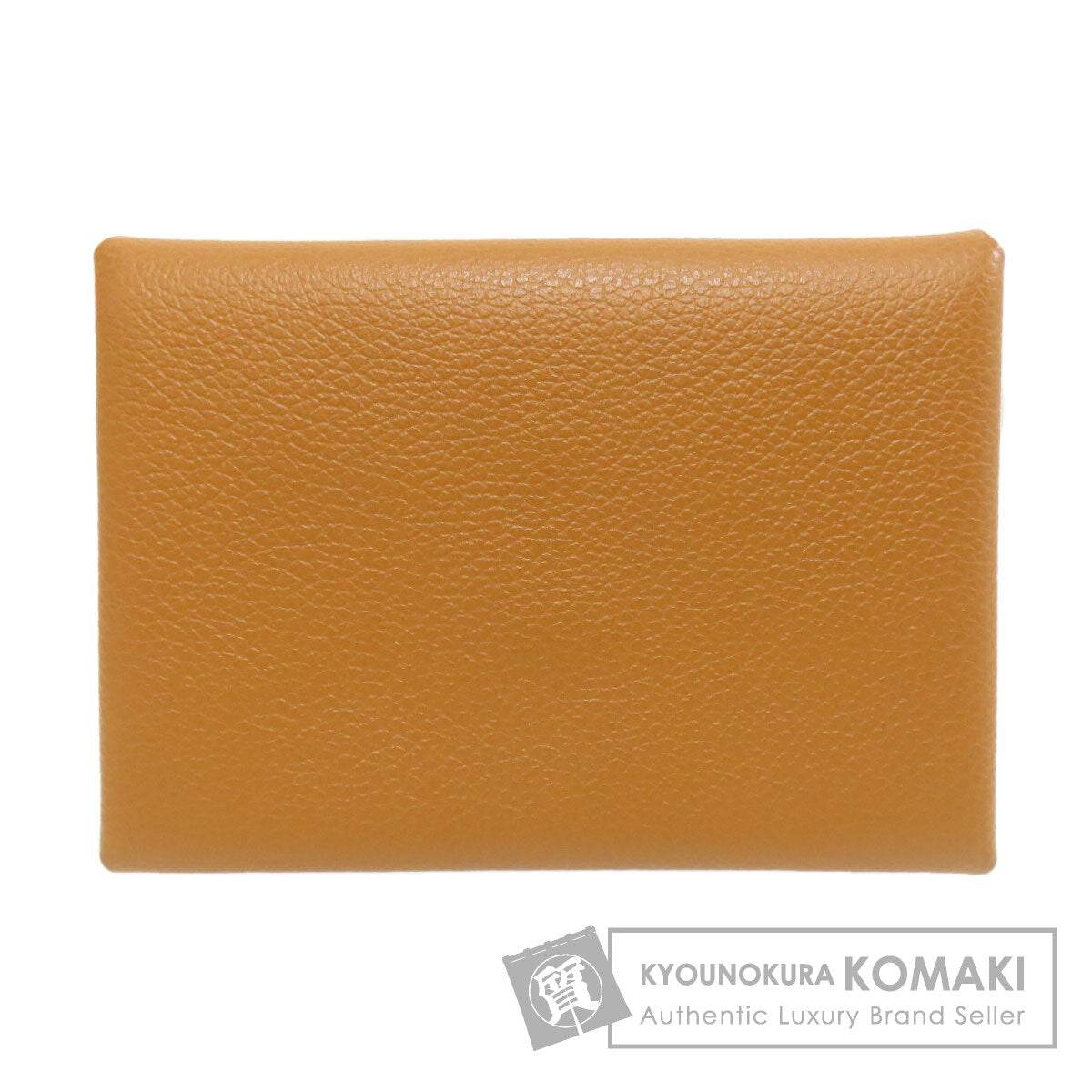 HERMES Calvi Duo SilverHardware coin purse Evercolor Ladies [Used]