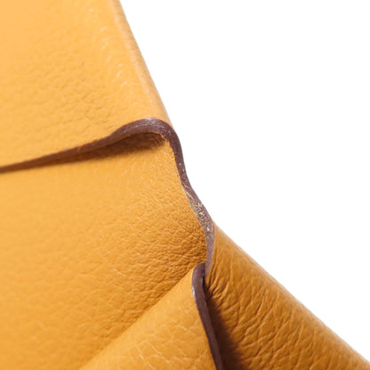 HERMES Calvi Duo SilverHardware coin purse Evercolor Ladies [Used]