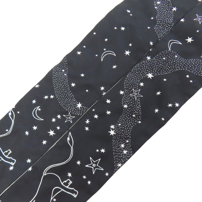 CHRISTIAN DIOR Mitzah Constellation Pattern Scarf Silk Ladies [Used]