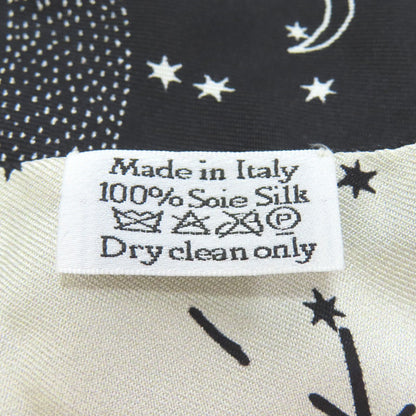 CHRISTIAN DIOR Mitzah Constellation Pattern Scarf Silk Ladies [Used]
