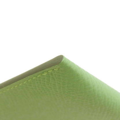 HERMES Tarmac PM Passport Case, Vale Cricket, Silver Hardware Accessory pouch Epsom Ladies [Used]