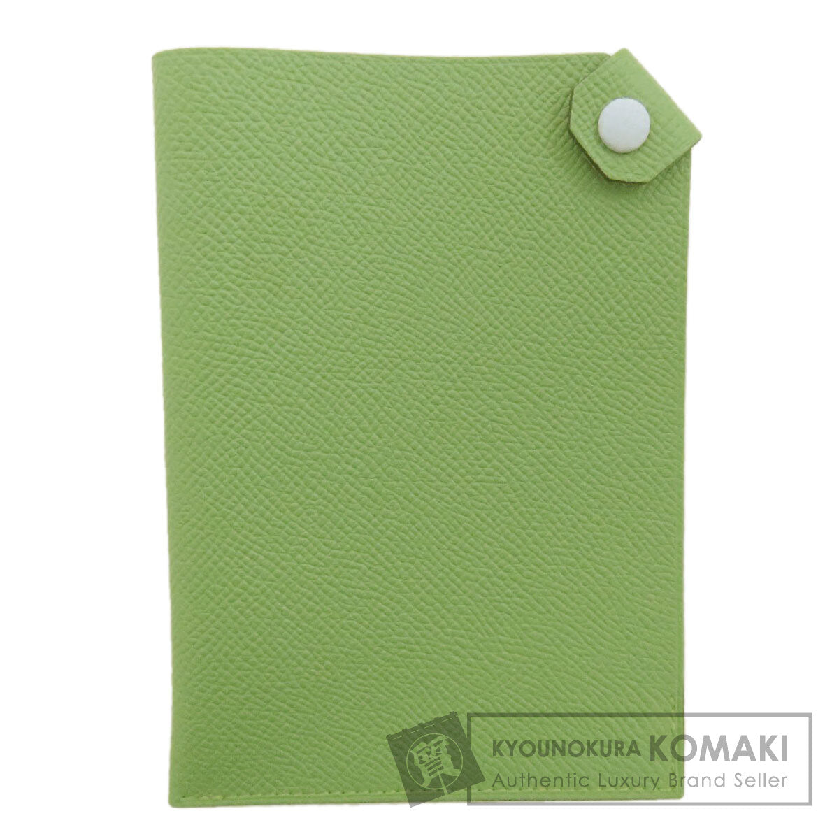 HERMES Tarmac PM Passport Case, Vale Cricket, Silver Hardware Accessory pouch Epsom Ladies [Used]