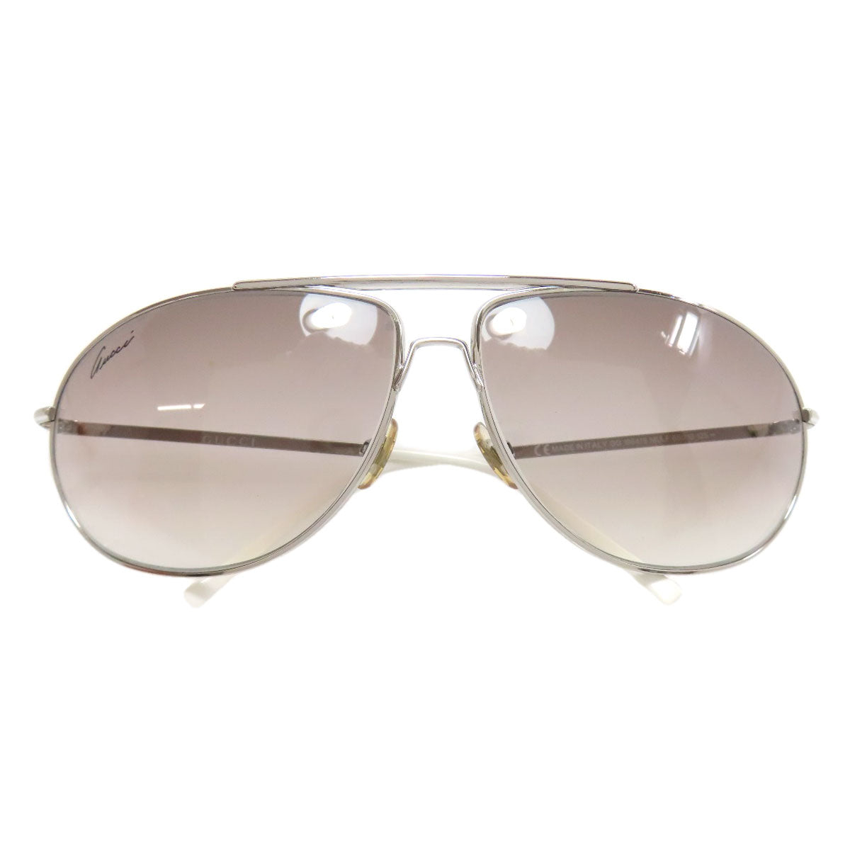 GUCCI GG 7864/S NIULF 65 logo sunglasses Metal Ladies [Used]