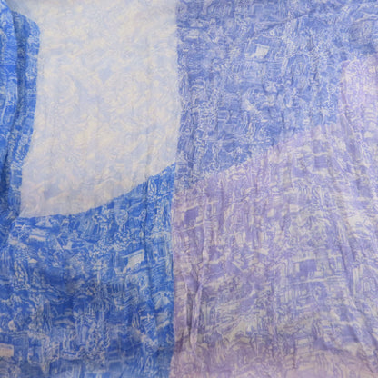 LOUIS VUITTON All-over street pattern Scarf Cashmere SilkLadies [Used]