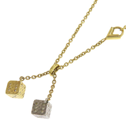LOUIS VUITTON M62804 Lucky gram Necklace Gold Plated Ladies [Used]