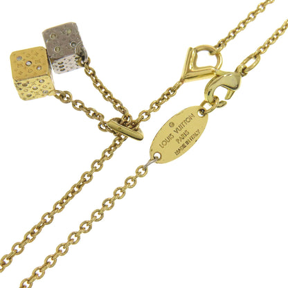 LOUIS VUITTON M62804 Lucky gram Necklace Gold Plated Ladies [Used]