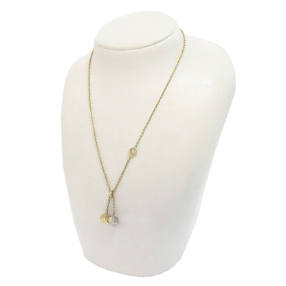 LOUIS VUITTON M62804 Lucky gram Necklace Gold Plated Ladies [Used]