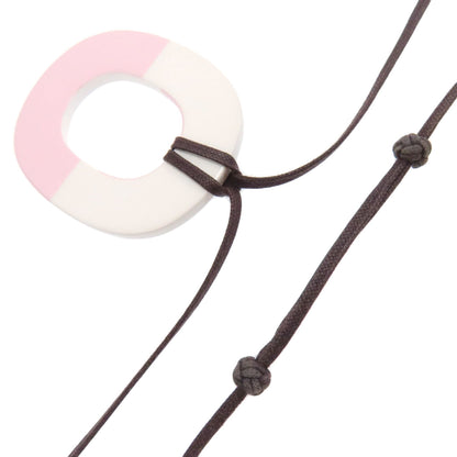 HERMES Issum PM Necklace Buffalo horn Ladies [Used]