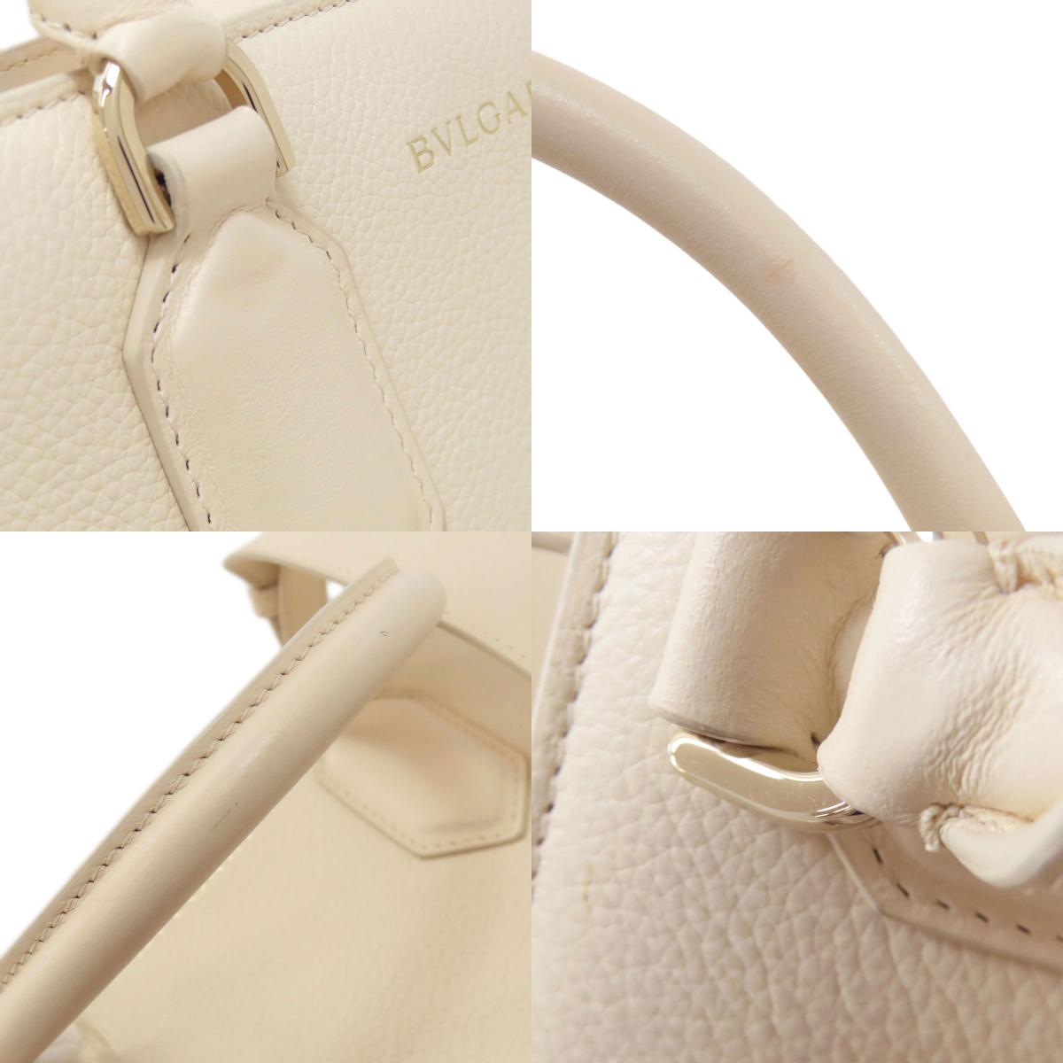 BVLGARI Bvlgari logo 2-way Handbag Calf Ladies [Used]