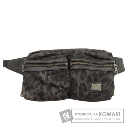 Dolce&Gabbana Leopard pattern Hip bag, waist bag Nylon Ladies [Used]