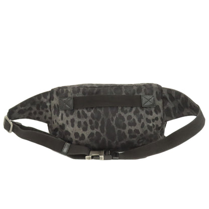 Dolce&Gabbana Leopard pattern Hip bag, waist bag Nylon Ladies [Used]