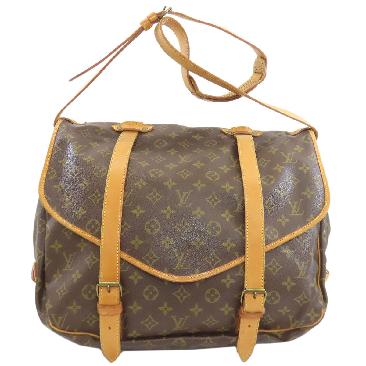 LOUIS VUITTON M42252 Saumur LL Shoulder Bag Monogram canvas Ladies [Used]