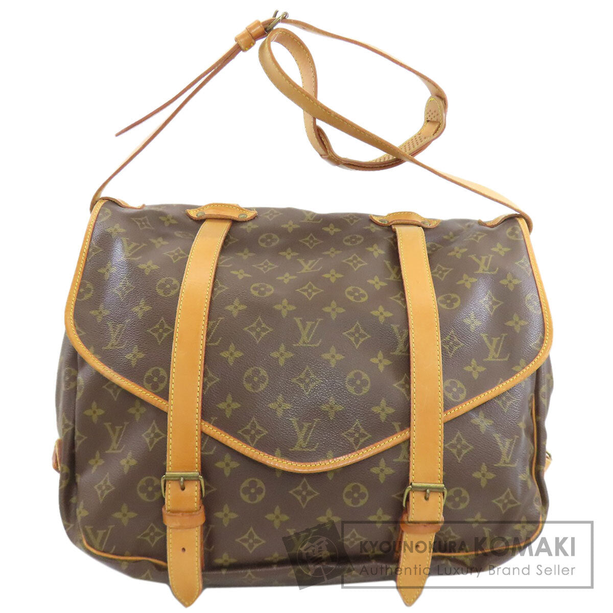 LOUIS VUITTON M42252 Saumur LL Shoulder Bag Monogram canvas Ladies [Used]