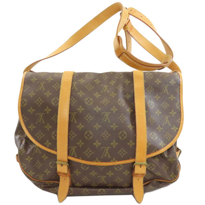 LOUIS VUITTON M42252 Saumur LL Shoulder Bag Monogram canvas Ladies [Used]