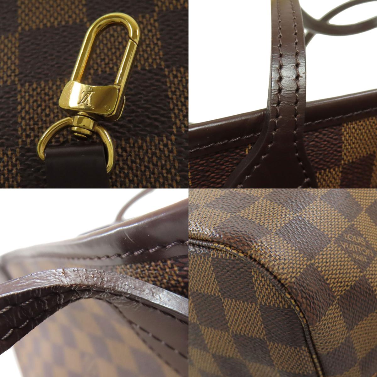 LOUIS VUITTON N41603 Neverfull MM Tote Bag Damier canvas Ladies [Used]