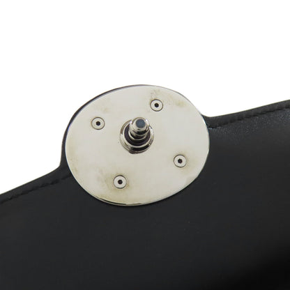 GUCCI 739722 Long Shoulder Double G Mini Shoulder Shoulder Bag Leather Ladies [Used]