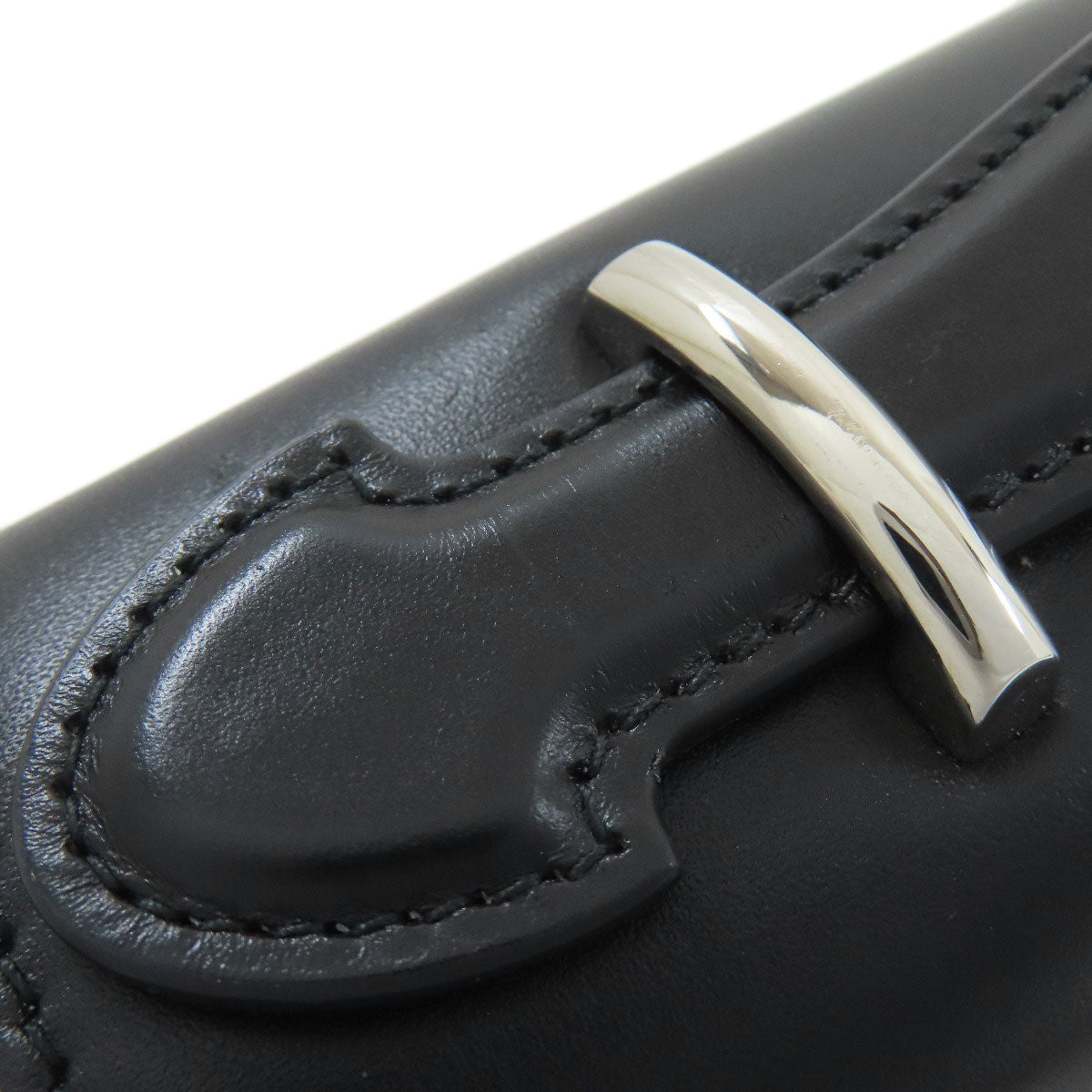 GUCCI 739722 Long Shoulder Double G Mini Shoulder Shoulder Bag Leather Ladies [Used]