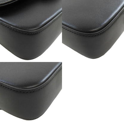 GUCCI 739722 Long Shoulder Double G Mini Shoulder Shoulder Bag Leather Ladies [Used]