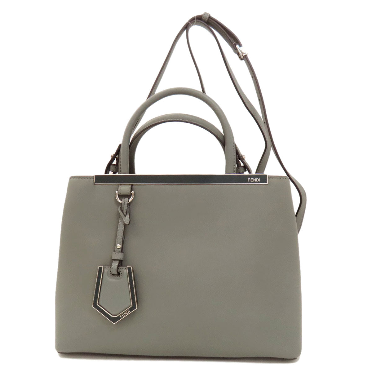 FENDI 2 Joule 2WAY Handbag Leather Ladies [Used]