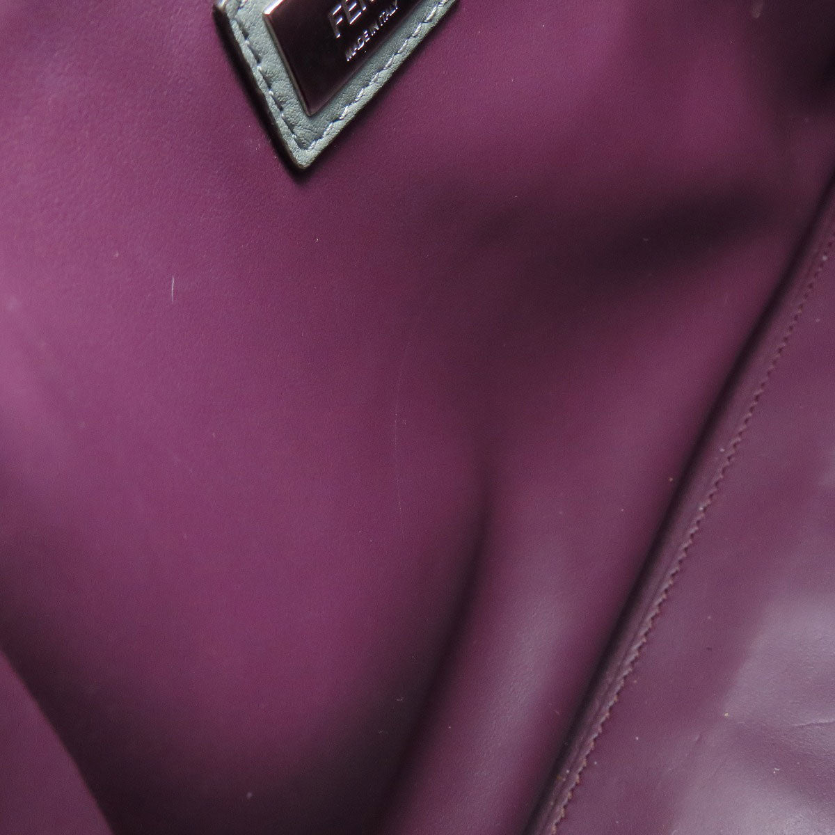 FENDI 2 Joule 2WAY Handbag Leather Ladies [Used]