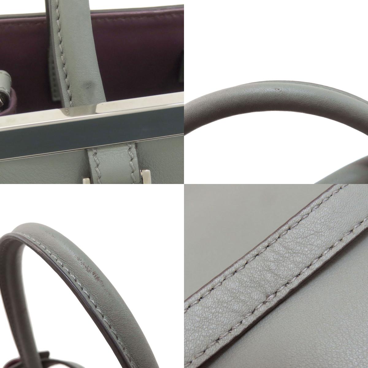 FENDI 2 Joule 2WAY Handbag Leather Ladies [Used]