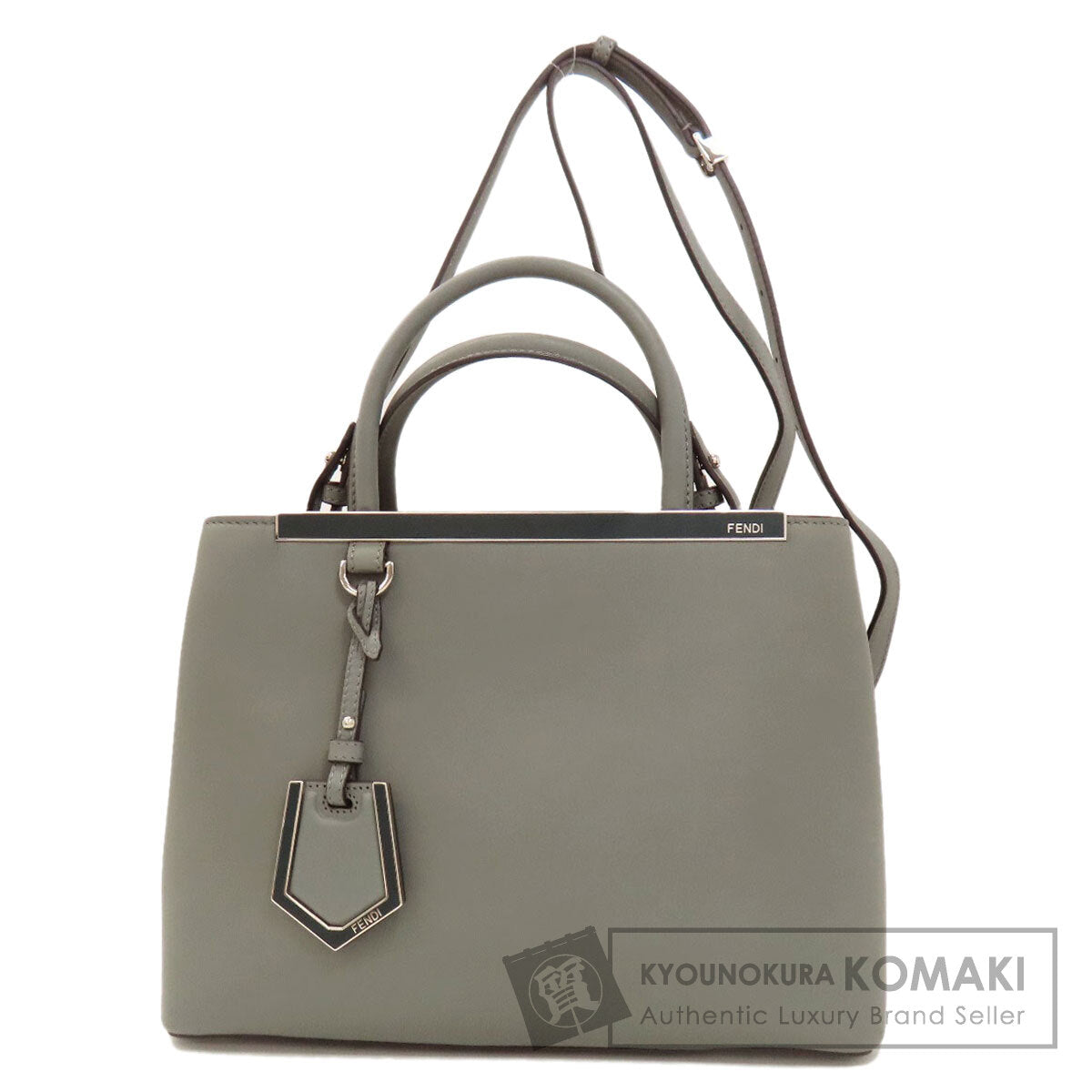 FENDI 2 Joule 2WAY Handbag Leather Ladies [Used]