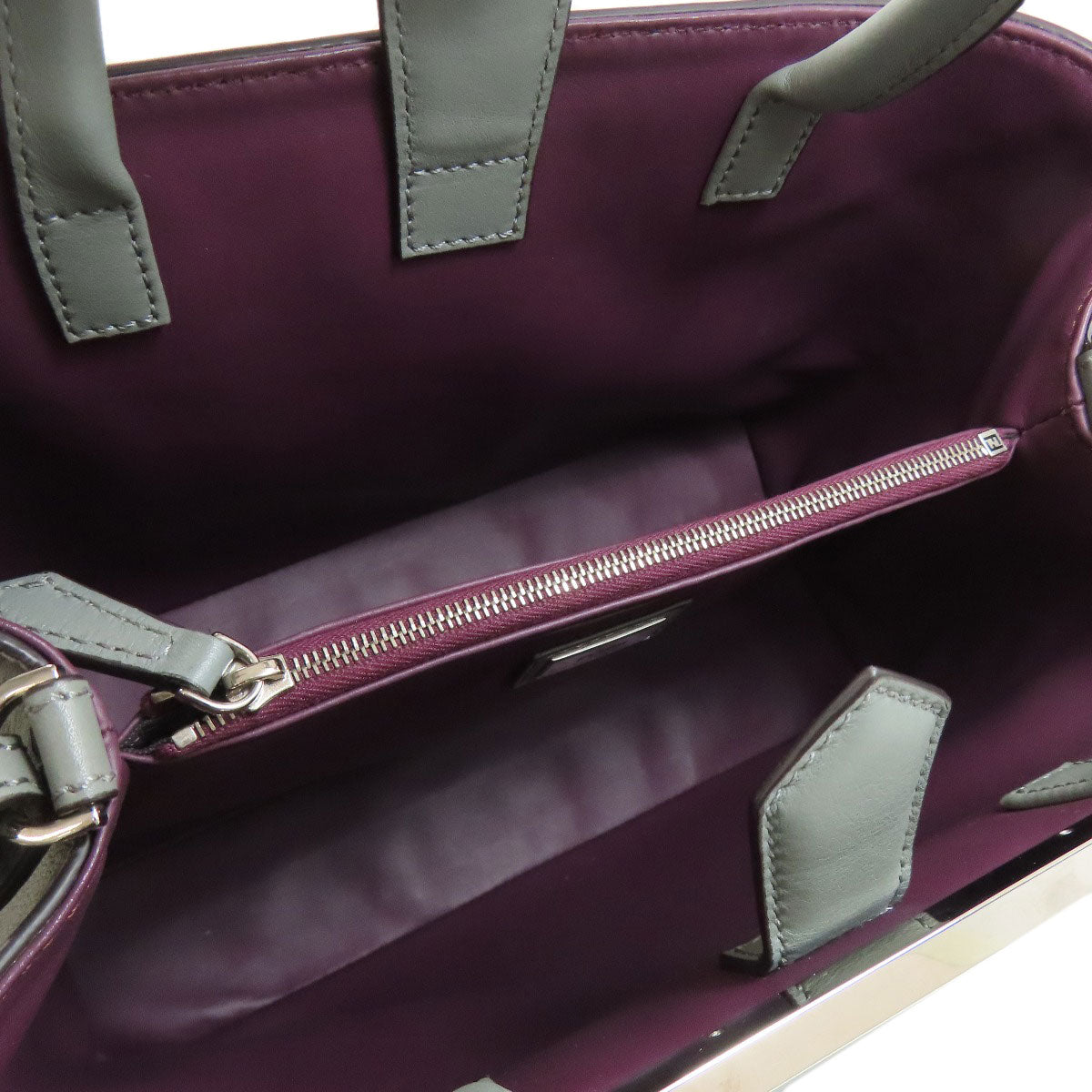 FENDI 2 Joule 2WAY Handbag Leather Ladies [Used]