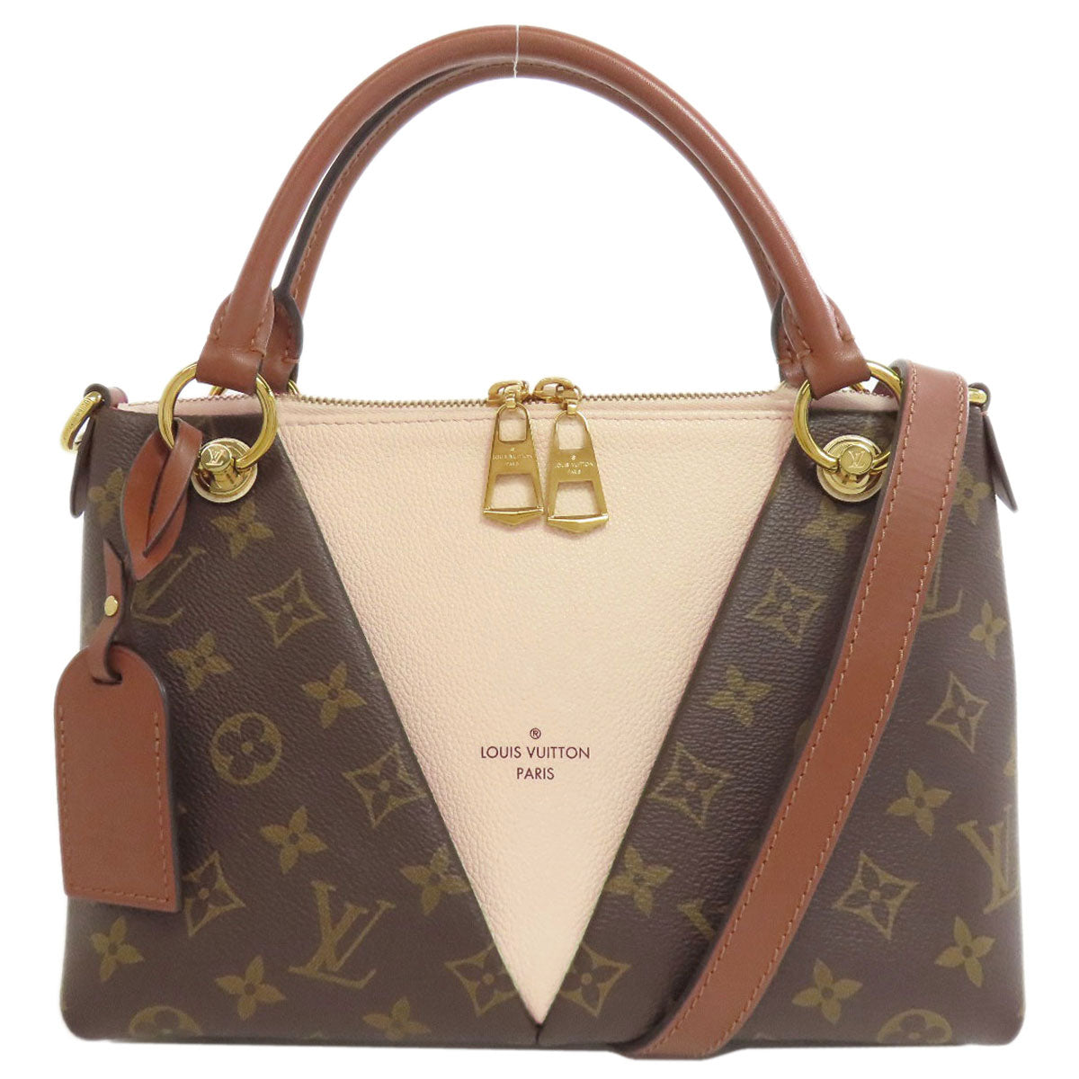 LOUIS VUITTON M44520 V tote BB Handbag Monogram canvas Ladies [Used]