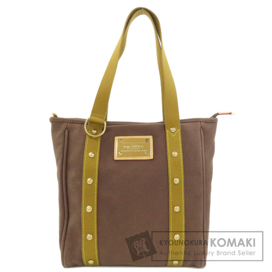 LOUIS VUITTON M40086 Antigua line hippo MM Tote Bag Canvas Ladies [Used]