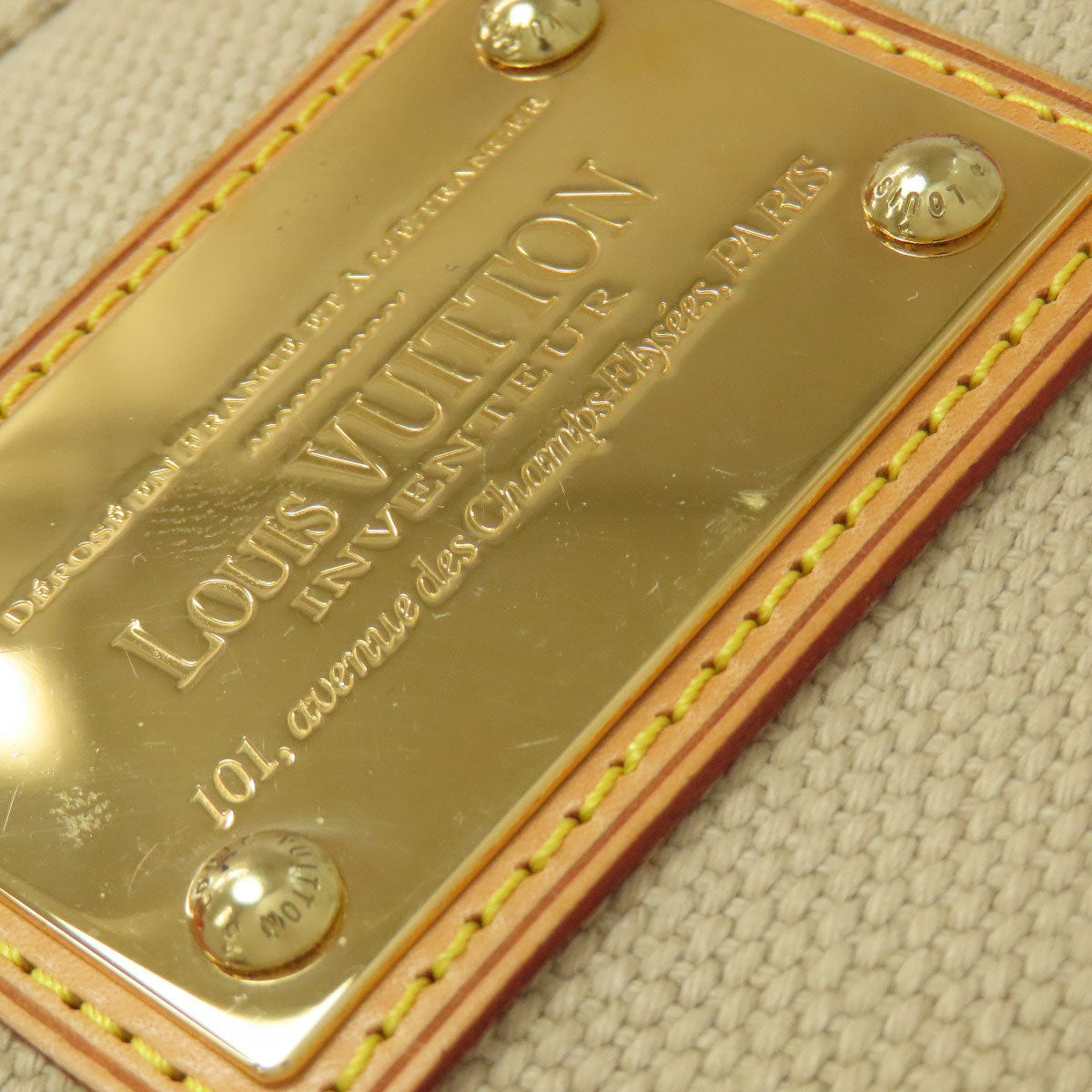 LOUIS VUITTON M40038 Antigua Line Kava PM Handbag Canvas Ladies [Used]